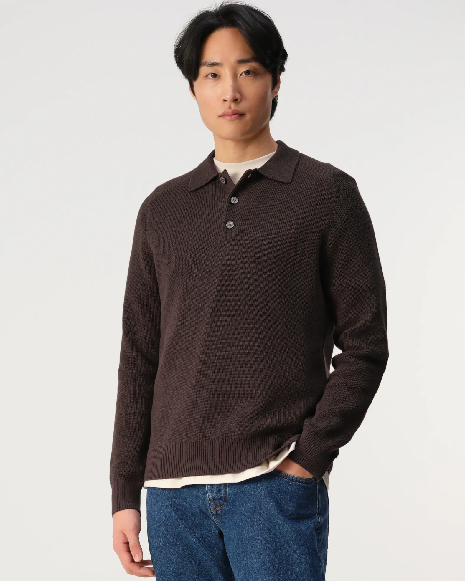J.C. RAGS Polo lange mouw Ewald