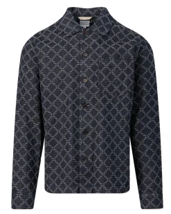 J.C. RAGS Roux Diamond Overshirt