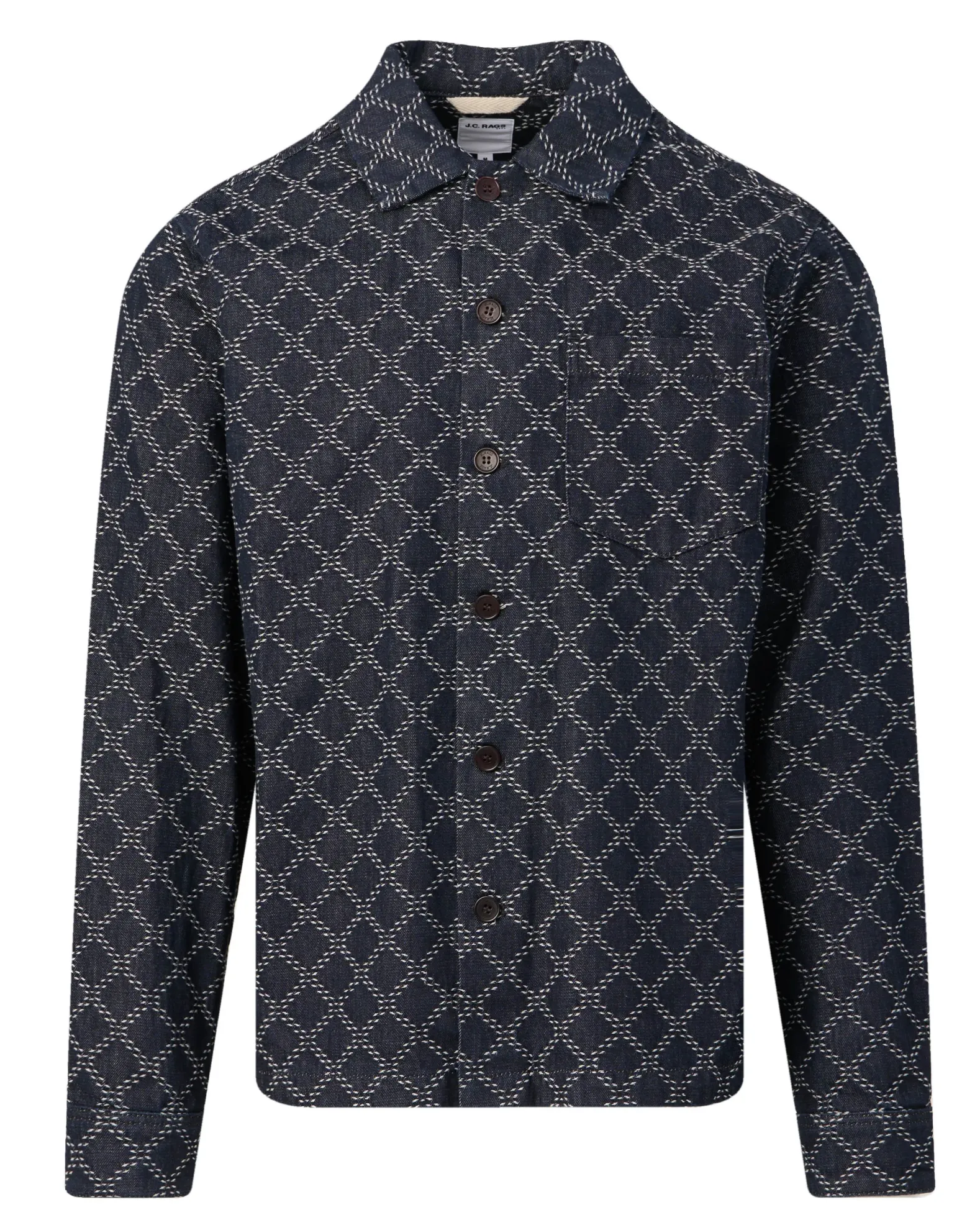 J.C. RAGS Roux Diamond Overshirt