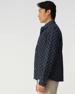 J.C. RAGS Roux Diamond Overshirt