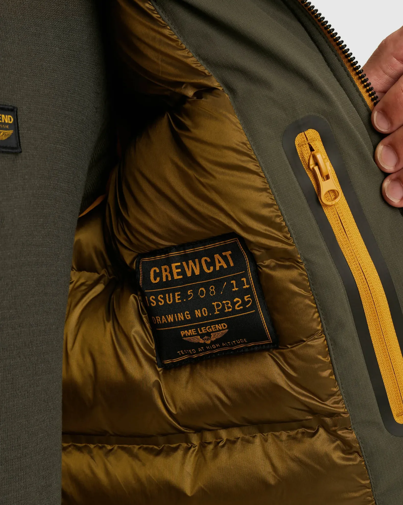 PME Legend Crewcat Gewatteerde jas