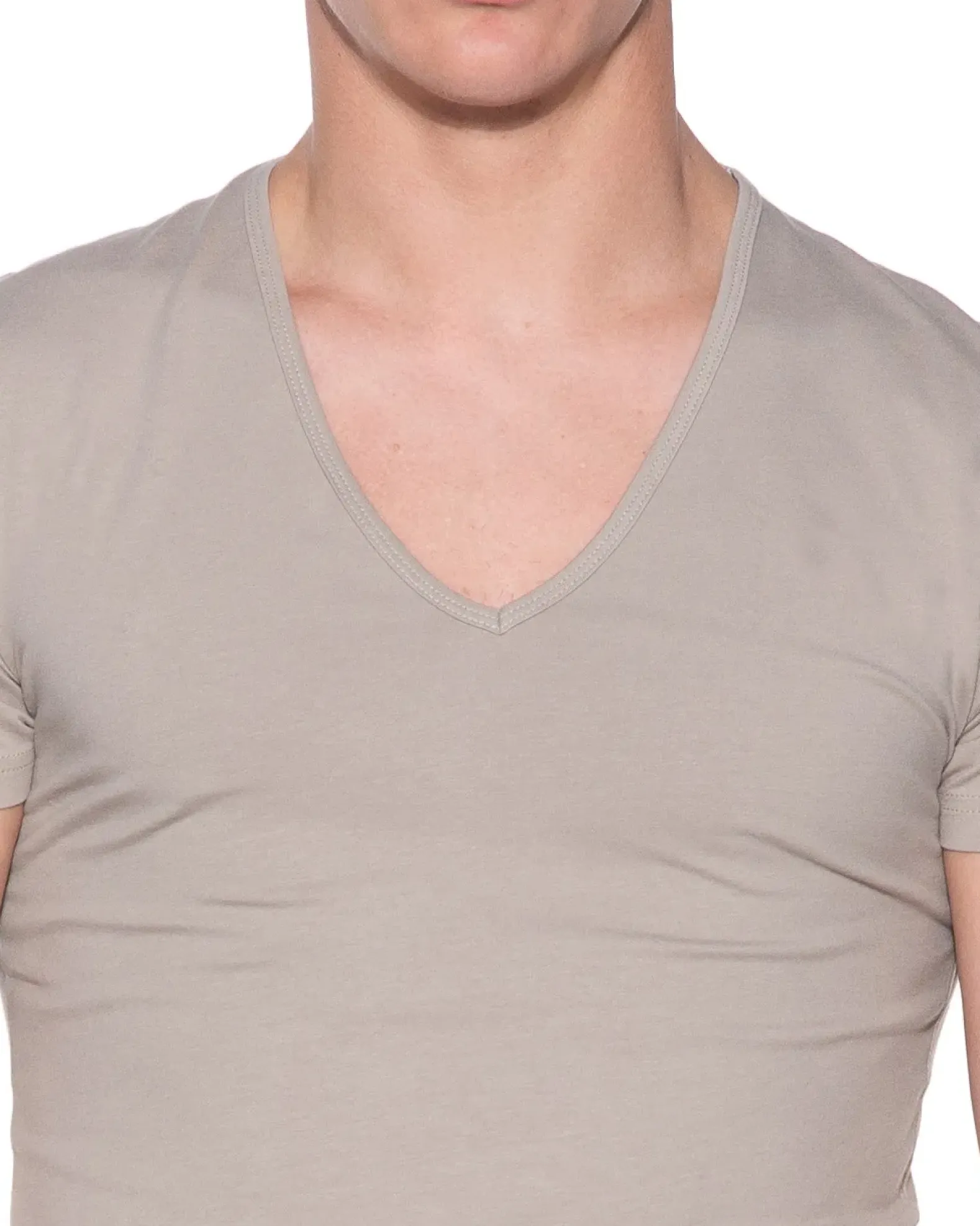 Slater ondershirts diepe V-hals Invisble 2-pack