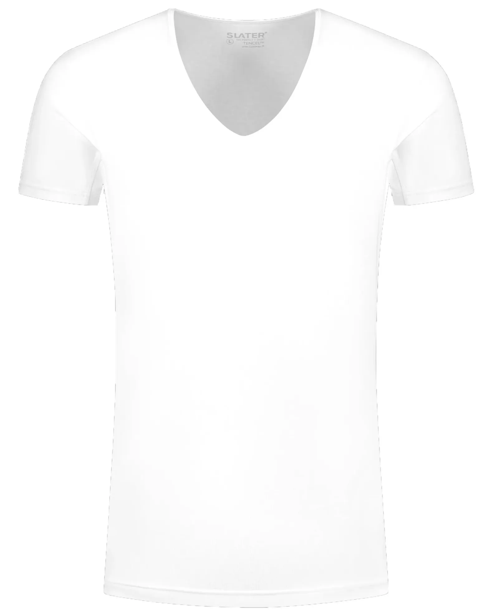 Slater ondershirts diepe V-hals stretch 2-pack