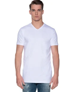Slater ondershirts extra lang V-hals 2-pack