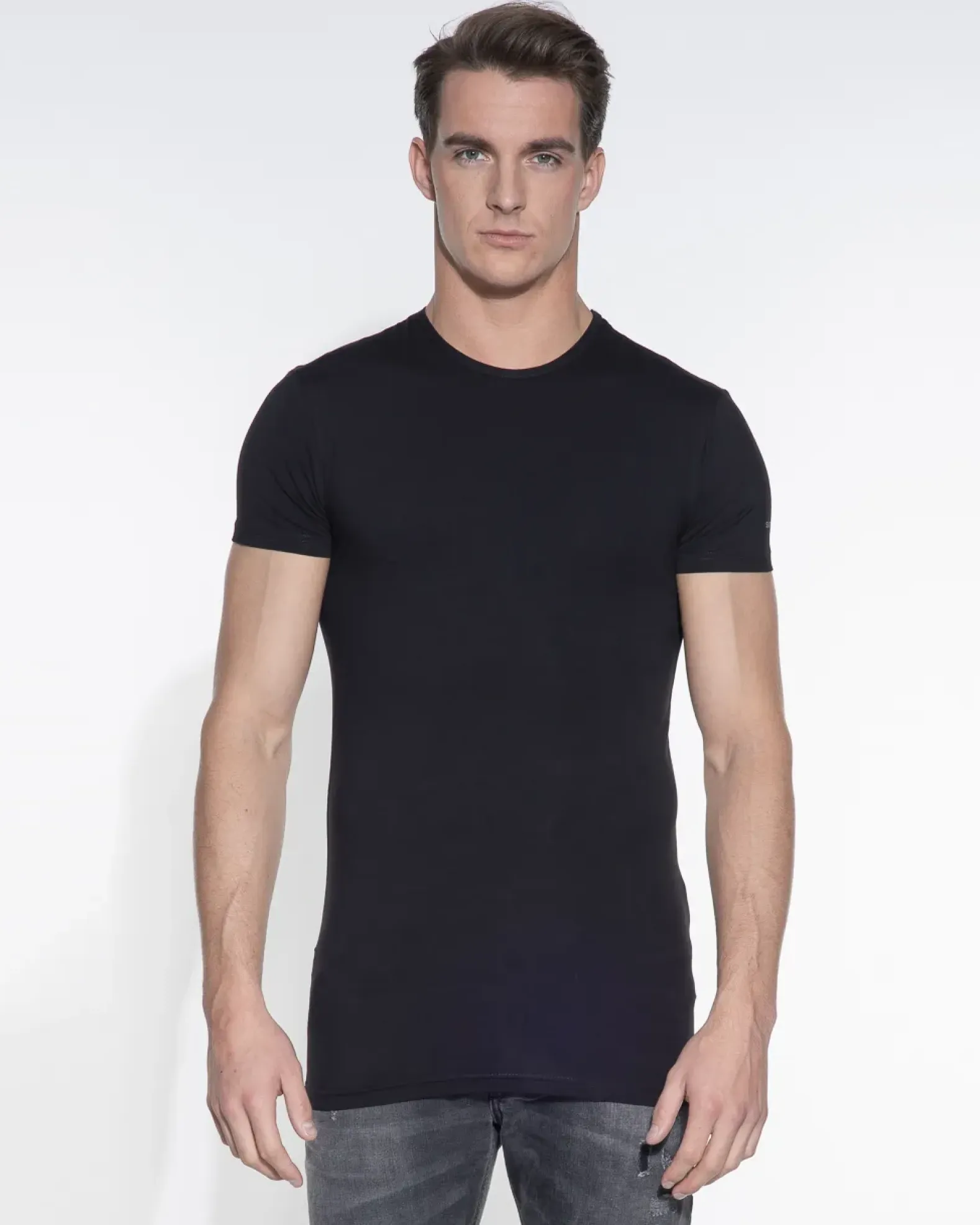 Slater ondershirts strecht O-hals 2-pack