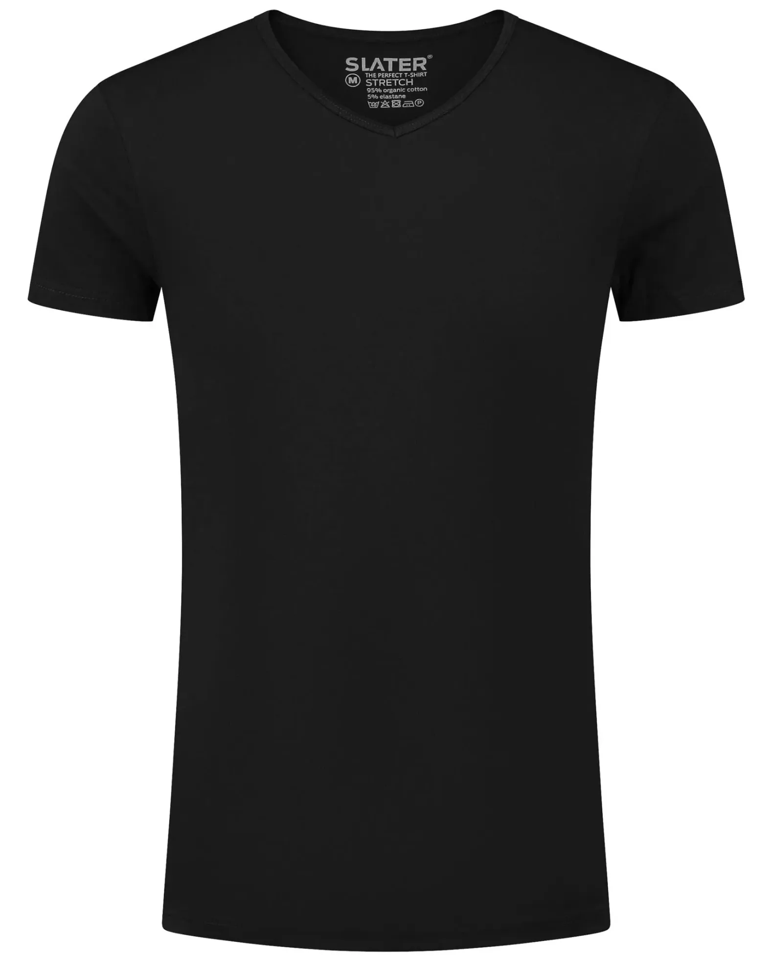 Slater ondershirts strecht V-hals 2-pack