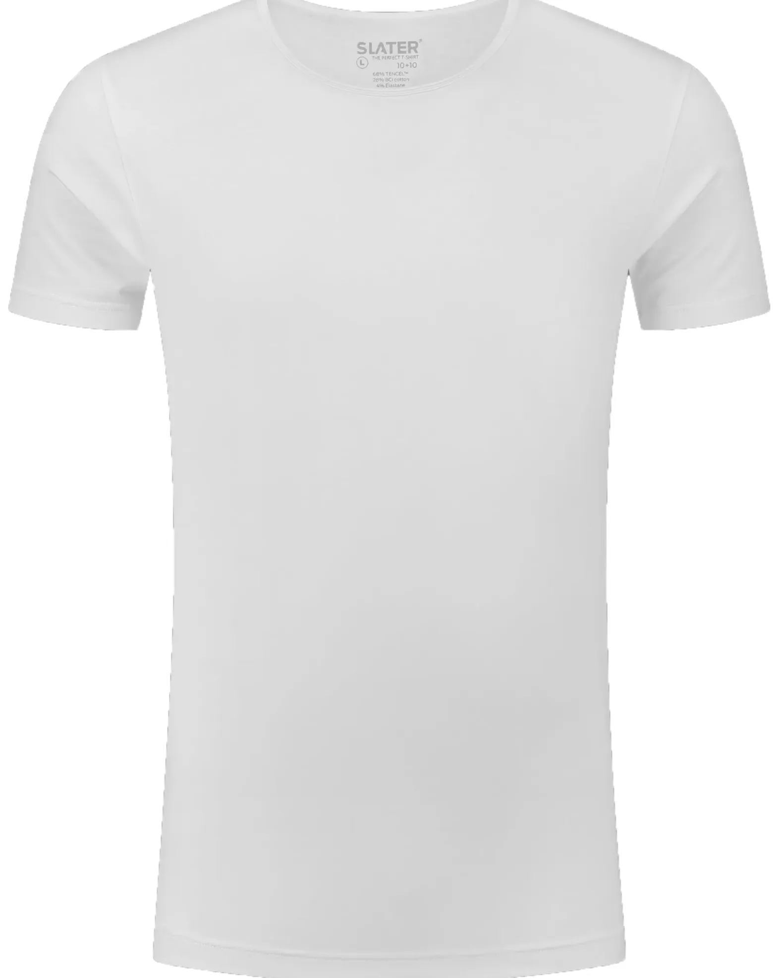 Slater ondershirts tencel stretch O-hals 2-pack