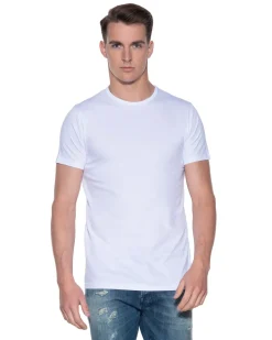 Slater regular fit T-shirt ronde hals 2-pack