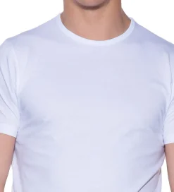 Slater regular fit T-shirt ronde hals 2-pack