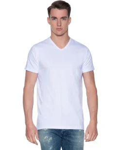 Slater regular fit T-shirt V-hals 2-pack