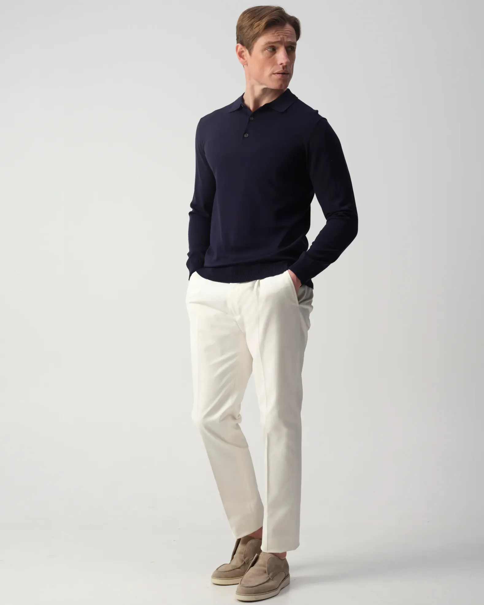 Vesper Polo lange mouw Landsdowne
